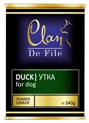 CLAN (0.34 кг) 1 шт. De File Утка для собак