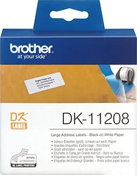 Самоклеящаяся термобумага Brother DK11208 (38x90 мм, 400 шт) Самоклеящаяся термобумага Brother DK11208 (38x90 мм, 400 шт)