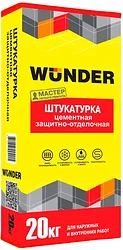 Штукатурка Wunder Цементная защитно-отделочная (20 кг)