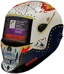 Сварочная маска Aurora A-777 (Skeleton Fire)