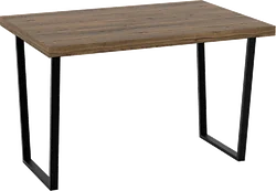 Кухонный стол TMB Loft Слэнд Дуб 1200x800 40 мм (темный орех)