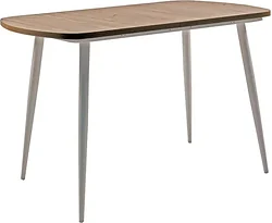 Кухонный стол ВВР Пластиковый 110x70 (дуб кера/конус белый)