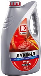 Лукойл Супер полусинтетическое API SG/CD 5W-40 4л