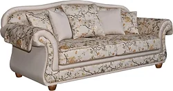 Прямой диван Пинскдрев Эстель (белый с цветами) Прямой диван Пинскдрев Эстель (белый с цветами)