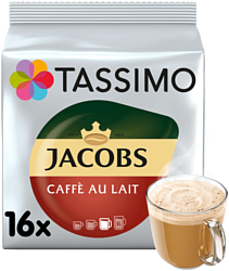 Tassimo Jacobs Cafe au Lait 16 шт