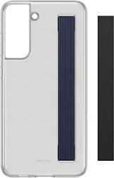 Samsung Slim Strap Cover S21 FE (темно-серый)