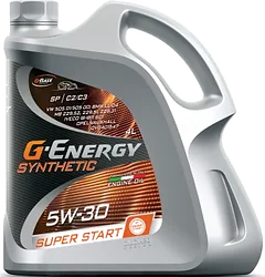Моторное масло G-Energy Synthetic Super Start 5W-30 4л