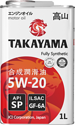 Takayama SAE 5W-20 ILSAC GF-6А 1л