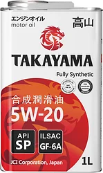 Моторное масло Takayama SAE 5W-20 ILSAC GF-6А 1л