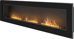 Simple Fire Frame 1800 (черный, со стеклом)