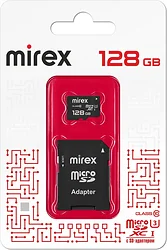 Карта памяти Mirex microSDXC 13613-AD3UH128 128GB (с адаптером)