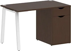 Стол для работы Riva Home Office VR.SP-3-118.1.A White (венге цаво) Стол для работы Riva Home Office VR.SP-3-118.1.A White (венге цаво)