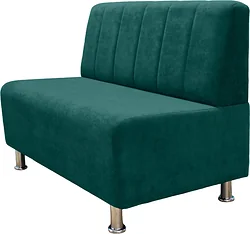 Прямой диван Brioli Руди П двухместный (V10-бирюзовый) Прямой диван Brioli Руди П двухместный (V10-бирюзовый)