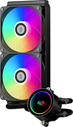 Жидкостное охлаждение для процессора PCCooler DA240 ARGB (черный) Жидкостное охлаждение для процессора PCCooler DA240 ARGB (черный)