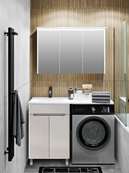 Тумба под умывальник Runo Runo Парма 60 + Гамма 120 лайт с правым крылом (напольная) Тумба под умывальник Runo Runo Парма 60 + Гамма 120 лайт с правым крылом (напольная)