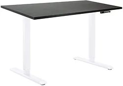 Стол для работы стоя ErgoSmart Manual DESKFIT DF100 1380х800х25 мм (дуб мореный/белый)
