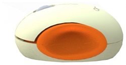 Visenta Ione Wireless Mouse White-orange USB