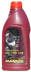 Трансмиссионное масло Mannol Synpower 4x4 75W-140 API GL 5 1л Трансмиссионное масло Mannol Synpower 4x4 75W-140 API GL 5 1л