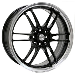 Kyowa Racing KR228 6.5x15/4x100/114.3 D73.1 ET40 HPBL