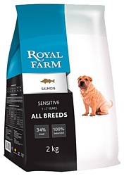 Royal Farm (12 кг) Сухой корм для собак Sensitive Salmon