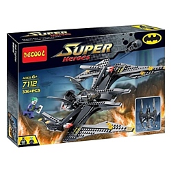 Decool Super Heroes 7112 Истребитель Бэтмана