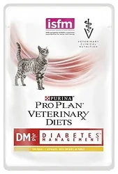Корм для кошек Pro Plan Veterinary Diets Feline DM Diabetes Management Chichen pouch (0.085 кг) 1 шт. Корм для кошек Pro Plan Veterinary Diets Feline DM Diabetes Management Chichen pouch (0.085 кг) 1 шт.