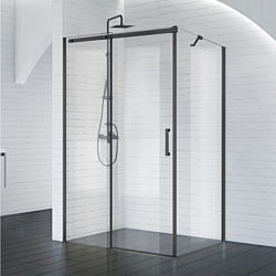 BelBagno ACQUA-AH-1-140/90-C-NERO (прозрачное стекло)