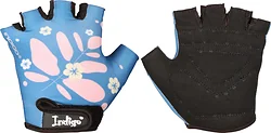 Перчатки Indigo Fern IN322 (3XS, синий/розовый)