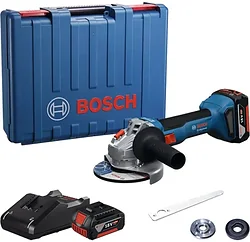 Угловая шлифмашина (болгарка) Bosch GWS 18V-8 Professional 06019N9020 (с 2-мя АКБ, кейс) Угловая шлифмашина (болгарка) Bosch GWS 18V-8 Professional 06019N9020 (с 2-мя АКБ, кейс)