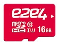 e2e4 Premium microSDHC Class 10 UHS-I U1 75 MB/s 16GB + SD adapter