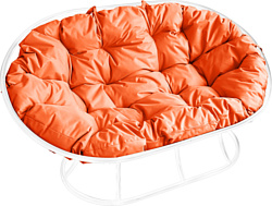 M-Group Мамасан 12100107 (белый/оранжевая подушка)