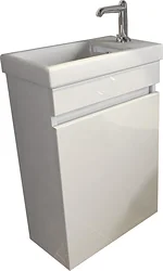 Тумба под умывальник Emmy  Милли 40 R + S-UM-COM40/1-w