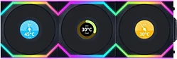 Комплект вентиляторов для корпуса Lian Li Uni Fan SL 120 Wireless LCD G99.12SLLCD1W3B.R0