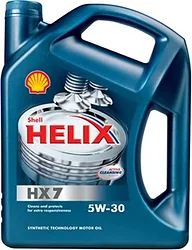 Моторное масло Shell Helix HX7 5W-30 4л