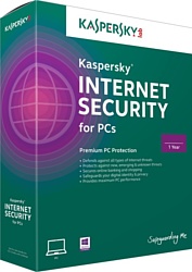 Kaspersky Internet Security 2015 (2 ПК, 1 год, базовый)