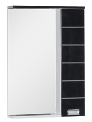 Aquanet Доминика 60 LED цвет бел (фасад черный) (171919)