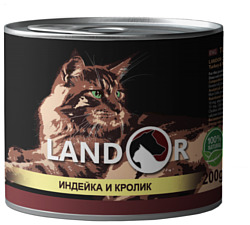 Landor Индейка и кролик 1 шт. (0.2 кг)