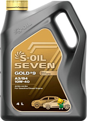 S-OIL Seven Gold №9 A3/B4 10W-40 E108217 4л