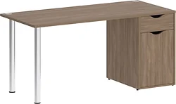 Стол для работы Riva Home Office VR.SP-3-158.1 Silver (дуб аризона)