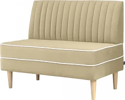 Прямой диван Brioli Рони П двухместный 1м (V1/бежевый) Прямой диван Brioli Рони П двухместный 1м (V1/бежевый)