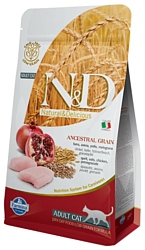 Farmina (5 кг) N&D Low-Grain Feline Chicken & Pomegranate Adult