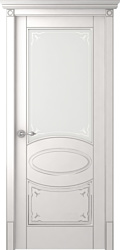 Belwooddoors Лотбери 200x90 см (стекло, эмаль, белый/серебро/мателюкс 39)