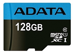 ADATA Premier microSDXC Class 10 UHS-I U1 R/W : 85/25MB/s 128GB + SD adapter