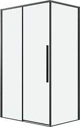 Душевой уголок Grossman Galaxy 110x90x195 120.K33.01.1190.21.00 (черный матовый/стекло прозрачное)