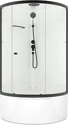 Душевая кабина Domani-Spa Simple 99 High Black DS01Sm99HWCl00.Gt-V1.2-Black (белый/прозрачное стекло) Душевая кабина Domani-Spa Simple 99 High Black DS01Sm99HWCl00.Gt-V1.2-Black (белый/прозрачное стекло)
