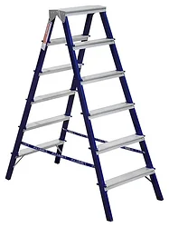 Лестница Алюмет стальная двухсторонняя MD M8206