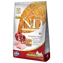 Farmina (7 кг) N&D Low-Grain Canine Chicken & Pomegranate Adult Mini