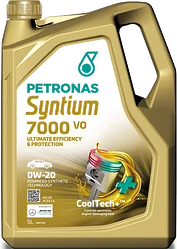 Моторное масло Petronas Syntium 7000 VO 0W-20 5л Моторное масло Petronas Syntium 7000 VO 0W-20 5л