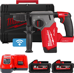 Перфоратор Milwaukee M18 FUEL M18ONEFHX-552X 4933478504 (с 2-мя АКБ, кейс)