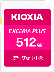 Карта памяти Kioxia Exceria Plus SDXC LNPL1M512G 512GB